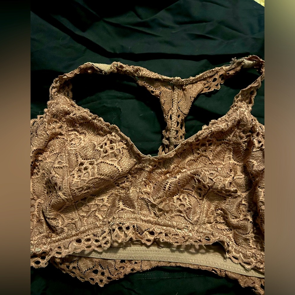 Racerback lace bralette